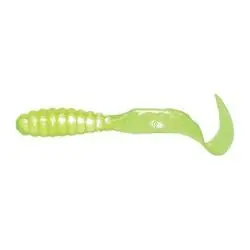 MISTER TWISTER MTSF20-10 Meeny Fishing Lure, Chartreuse Lure, 20, Pack