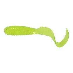 MISTER TWISTER TTSF20-10 Teenie Fishing Lure, Bluegills, Crappie, Perch, Sunfish, Chartreuse Lure, 20, Bag
