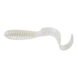 MISTER TWISTER TTSF20-1P Teenie Fishing Lure, Bluegills, Crappie, Perch, Sunfish, Plastic, Pearl/White Lure, 20