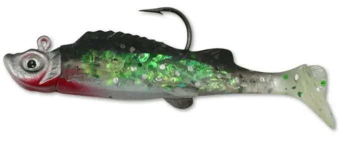 Northland MM1-11 Fishing Lure, Mimic Minnow Shad, Bass, Crappies, Perch, Pike, Trout, Walleyes, Silver Shiner Lure