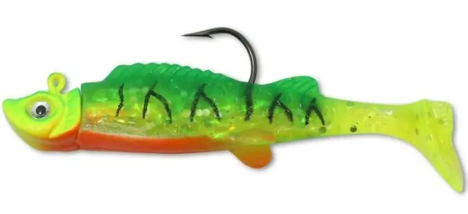 Northland MM1-22 Fishing Lure, Mimic Minnow Shad, Bass, Crappies, Perch, Pike, Trout, Walleyes, Firetiger Lure, 2