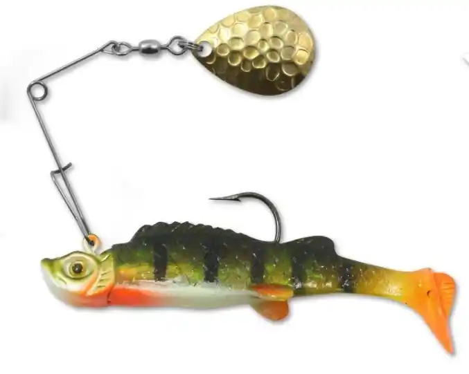 Northland MMS2-23 Fishing Lure, Mimic Minnow Spin, Crappies, Perch, Walleyes, Bass, Pike, Trout, Other Large Predators