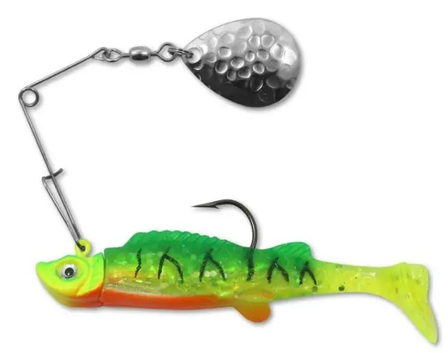 Northland MMS2-22 Fishing Lure, Mimic Minnow Spin, Crappies, Perch, Walleyes, Bass, Pike, Trout, Other Large Predators