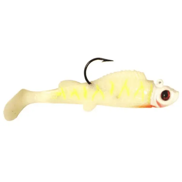 Northland MMUV1-1 Fishing Lure, Mimic Minnow, Bass, Crappies, Walleyes, Trout, Perch, Pike, White Tiger Lure, 2