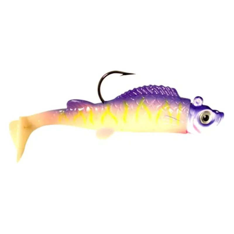 Northland MMUV1-1315 Fishing Lure, Mimic Minnow, Bass, Crappies, Walleyes, Trout, Perch, Pike, Watermelon Tiger Lure