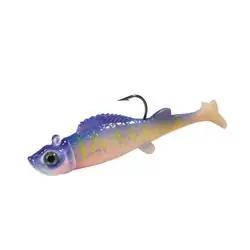 Northland MMUV1-46 Fishing Lure, Mimic Minnow, Bass, Crappies, Walleyes, Trout, Perch, Pike, Purple Tiger Lure, 2