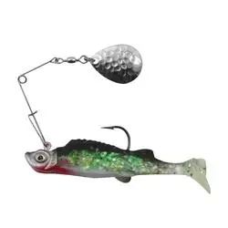 Northland MMS4-11 Fishing Lure, Mimic Minnow Spin, Crappies, Perch, Walleyes, Bass, Pike, Trout, Other Large Predators