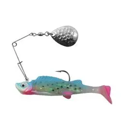 Northland MMS4-21 Fishing Lure, Mimic Minnow Spin, Crappies, Perch, Walleyes, Bass, Pike, Trout, Other Large Predators