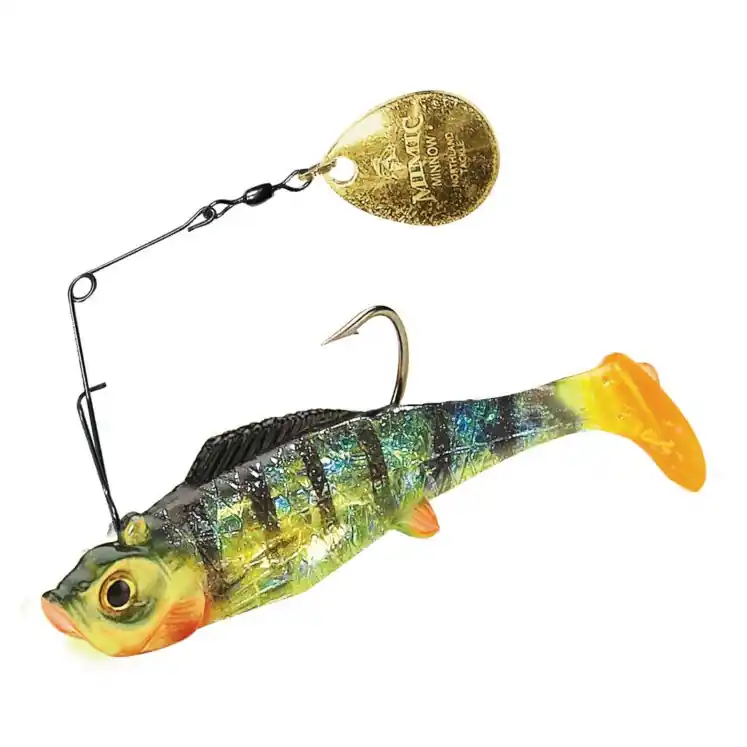 Northland MMS4-23 Fishing Lure, Mimic Minnow Spin, Crappies, Perch, Walleyes, Bass, Pike, Trout, Other Large Predators