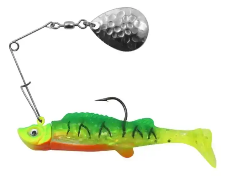 Northland MMS4-27 Fishing Lure, Mimic Minnow Spin, Crappies, Perch, Walleyes, Bass, Pike, Trout, Other Large Predators
