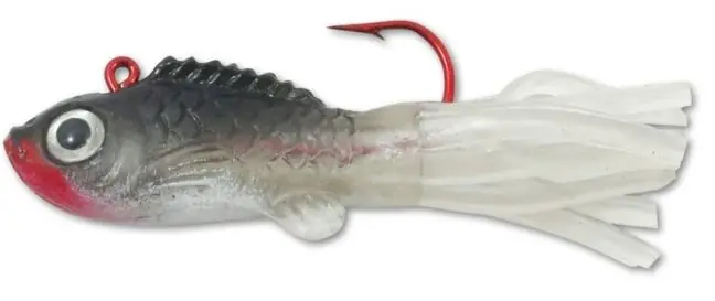 Northland ST1P-11 Fishing Lure, Slurpies Small Fry Jig, Crappies, Sunfish, Perch, Bass, Trout, Silver Shiner Lure, 4