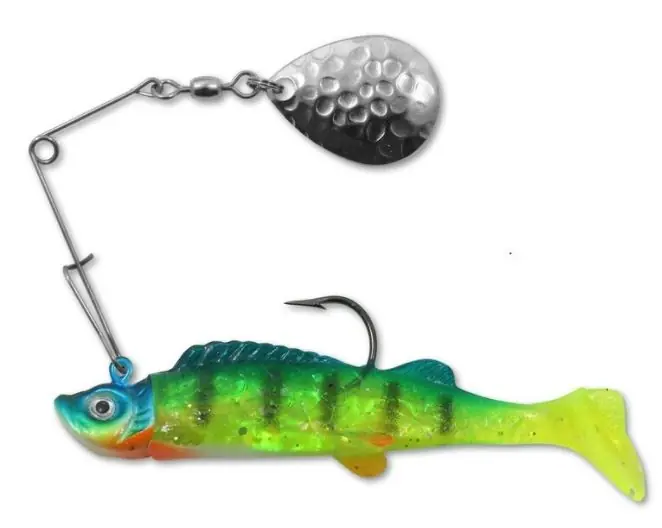 Northland MMS2-27 Fishing Lure, Mimic Minnow Spin, Crappies, Perch, Walleyes, Bass, Pike, Trout, Other Large Predators