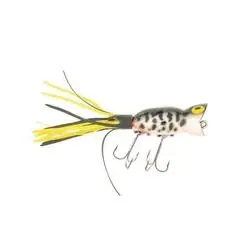 Arbogast Hula Popper G760-09 Fishing Bait, Hard Bait, Coach Dog/Orange Belly Bait