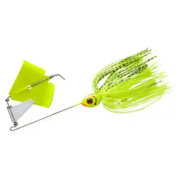 BOOYAH BYB14607 Clacker Bait, Buzz Bait, Aluminum, Chartreuse Shad Bait