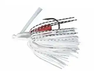 BOOYAH Swim‘n Jig BYSJ3801 Fishing Bait, Jig, White Shad Bait