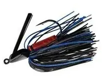 BOOYAH Swim‘n Jig BYSJ3804 Fishing Bait, Jig, Black/Blue Bait