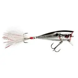 BOOYAH Prank BYPRK225 Fishing Bait, Crank Bait, Black/Chrome Bait