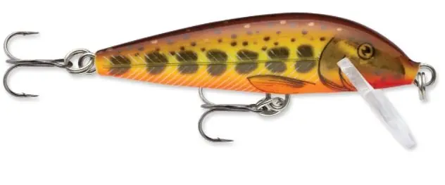 RAPALA CountDown CD03HMMD Fishing Lure, 2 -Hook, Hot Mustard Muddler Lure