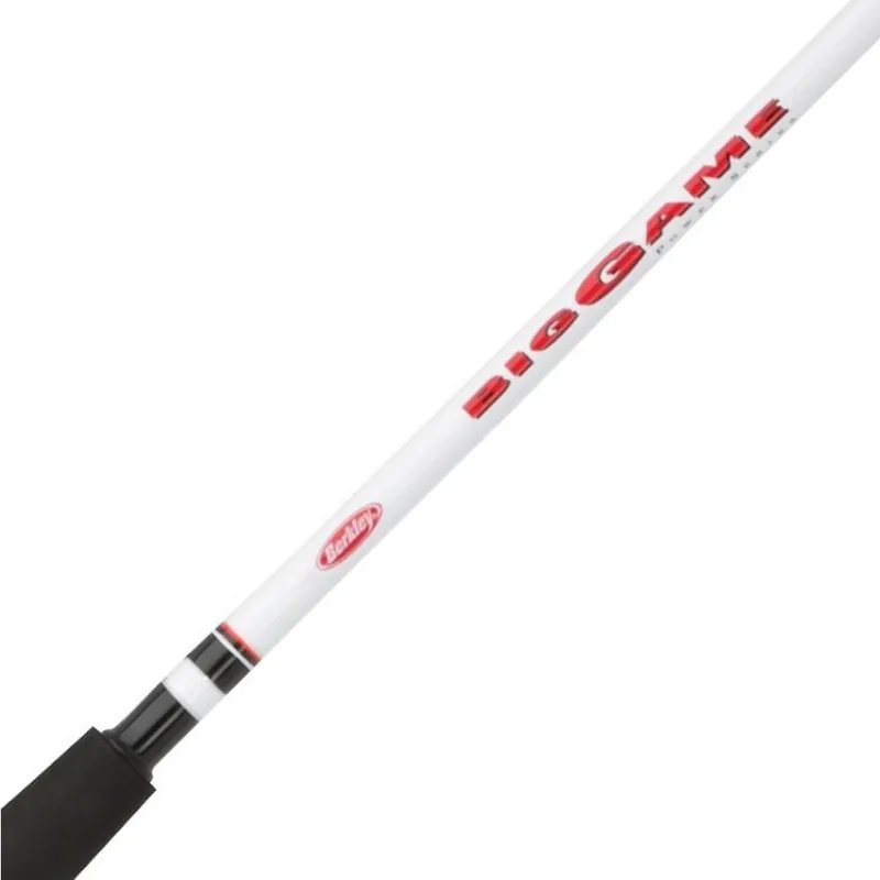 Berkley Big Game BGC702MH Medium-Heavy Casting Rod, 7 ft OAL, Fiberglass, White