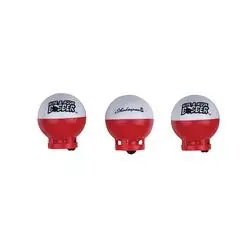 Shakespeare Hide-A-Hook HAH3PCK Bobber Float, Weighted, Plastic, Red/White, 3, Pack