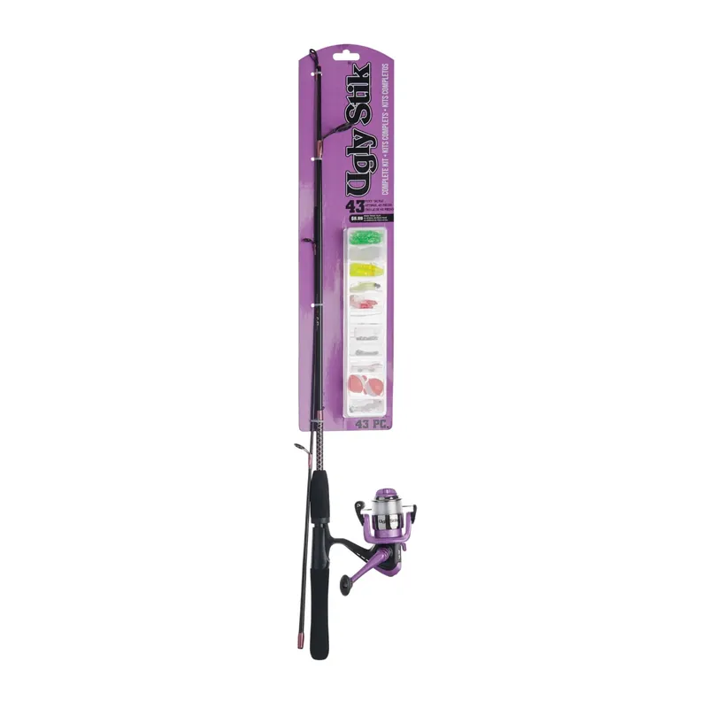 Ugly Stik Complete Ladies Spinning Kit 5‘ Light