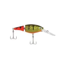 Berkley FFSH5J-FTHP Jointed Fishing Lure, 2 -Hook, Firetail Hot Perch Lure, 1, Blister