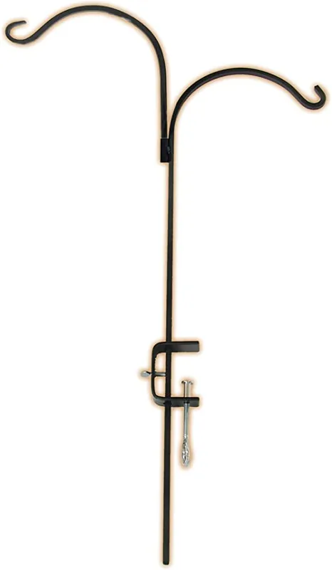 Hookery ADRD36 Adjustable Deck Hanger, 36 in L, Black
