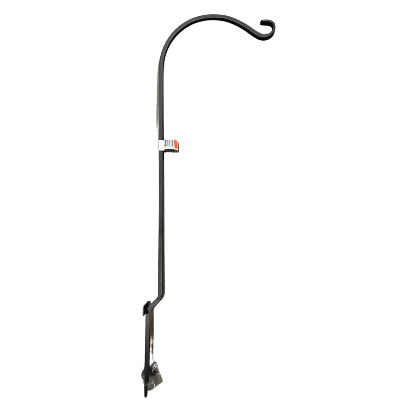 Hookery FD-36 Fence and Deck Hook, Curved, Steel, Black, Powder-Coated