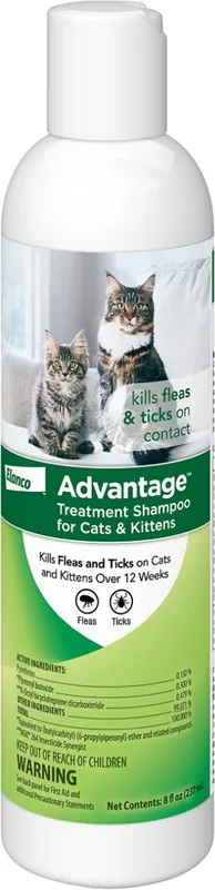 PetBASICS Advantage 79273 Treatment Shampoo, Liquid, Yellow, Flowery, 8 oz Package
