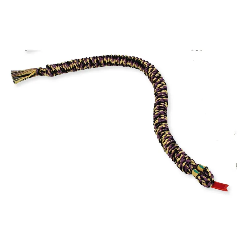 Mammoth SnakeBiter 53060F Dog Toy, S, Snake, Cotton, Assorted
