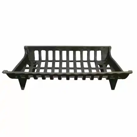 Panacea 15424 Fireplace Grate, Cast Iron, Black
