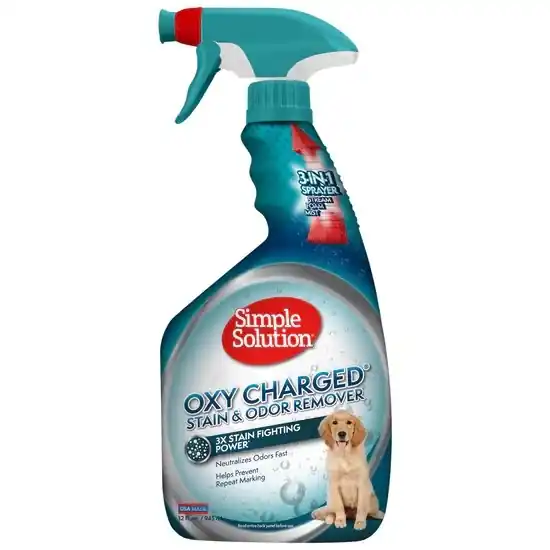 Simple Solution Oxy Charged Pet Stain and Odor Remover, 32 oz Package