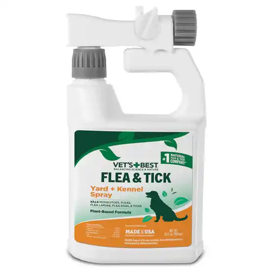 VET‘S BEST Flea and Tick Yard and Kennel Spray, 32 oz