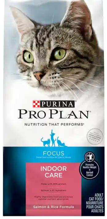 Pro Plan Focus 19909815 Cat Food, Dry, Salmon, Tuna Flavor, 7 lb Package, Bag