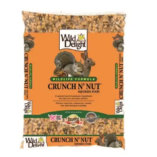 Wild Delight Crunch N‘ Nut Squirrel Food, 8 lb Package