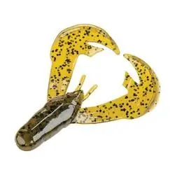 Strike King RGCHK-46 Fishing Bait, Soft Bait, Green Pumpkin Bait, 7, Pack