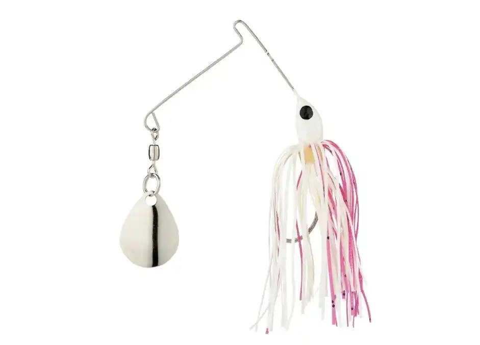 Strike King MC-99 Micro-King Spinnerbait, Wire Bait, Pink/White Bait