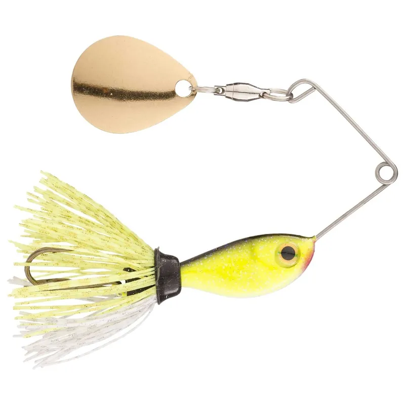 Strike King RS38-1 Rocket Shad Spinnerbait, Wire Bait, Chartreuse Shad Bait