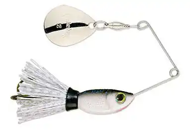 Strike King RS38-12 Rocket Shad Spinnerbait, Wire Bait, White Shad Bait