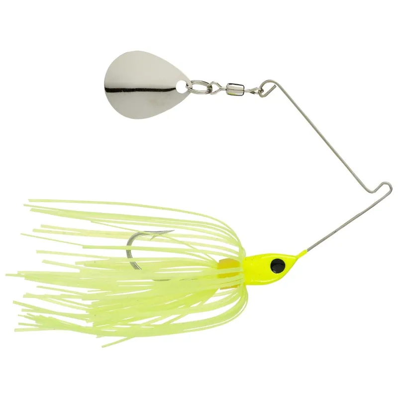 Strike King MC-70 Micro-King Spinnerbait, Wire Bait, Chartreuse Bait