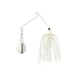 Strike King MC-72 Micro-King Spinnerbait, Wire Bait, White Bait