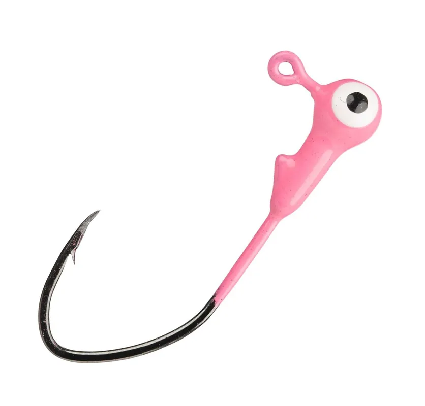 MR. CRAPPIE BY STRIKE KING MRCJH132S-98 Slab Slasher Jig Head, Nickel, Pink, 8, Pack