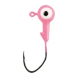 MR. CRAPPIE BY STRIKE KING MRCJH18S-98 Slab Slasher Jig Head, Nickel, Pink, 8, Pack