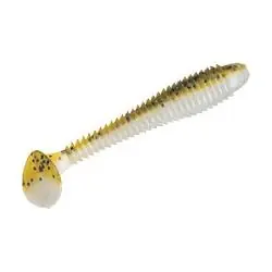 RAGE TAIL RGSW234-47 Swimmer Bait, Soft Bait, Plastic, Green Pumpkin/Pearl Belly Bait, 9, Pack