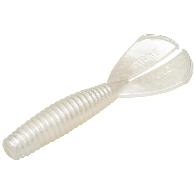 RAGE TAIL RGBM-84 Baby Menace Bait, Soft Bait, Grub, Plastic, Pearl Bait, 9, Pack