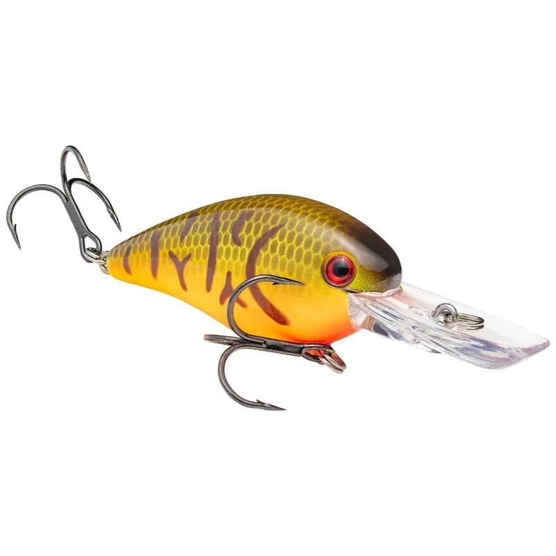 KVD HCKVDS1.5D-564 Squarebill Crankbait, Hard Bait, Orange Belly Craw Bait
