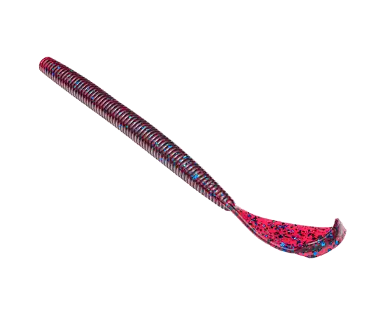 RAGE TAIL RGCUT7-7 Cut-R Bait, Soft Bait, Worm, Plastic, Plum Bait, 6, Pack