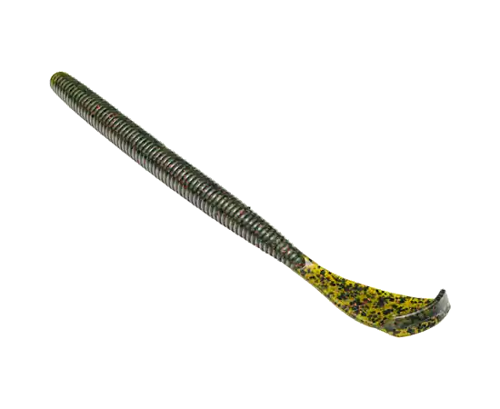 RAGE TAIL RGCUT7-18 Cut-R Bait, Soft Bait, Worm, Plastic, Watermelon Red Flake Bait, 6, Pack