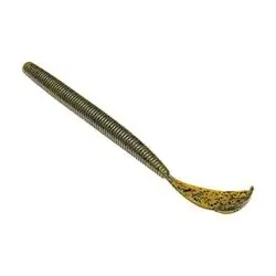 RAGE TAIL RGCUT7-46 Cut-R Bait, Soft Bait, Worm, Plastic, Green Pumpkin Bait, 6, Pack