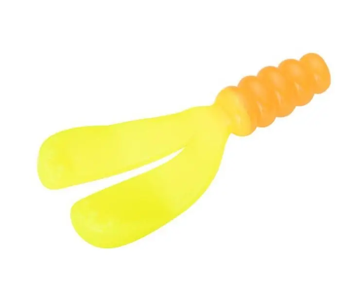 MR. CRAPPIE BY STRIKE KING MRCSNAP-246 Snap Jack Bait, Soft Bait, Plastic, Osage Orange Bait, 15, Pack